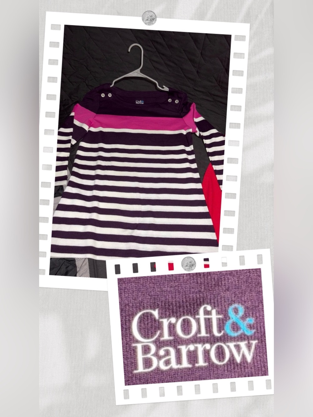 Croft & Barrow Purple Top #1189